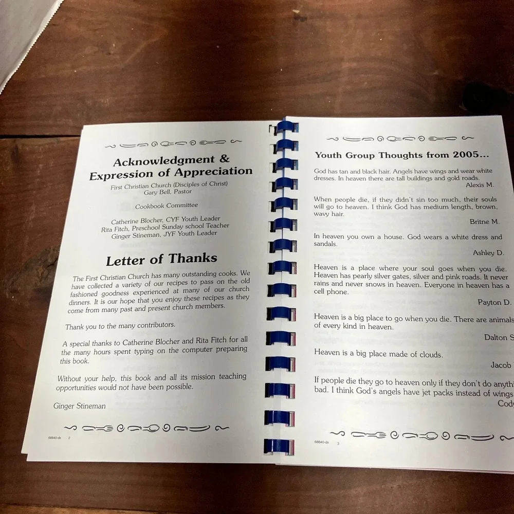Welcome to the Table First Christian Church 2005 Cookbook Newton Kansas